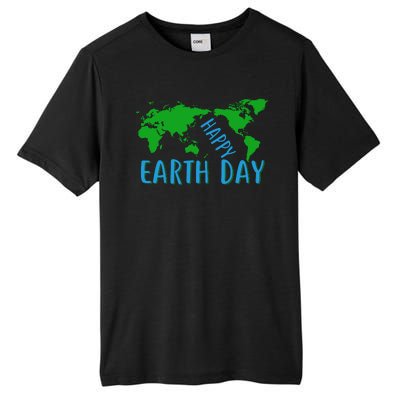 Happy Earth Day Tall Fusion ChromaSoft Performance T-Shirt