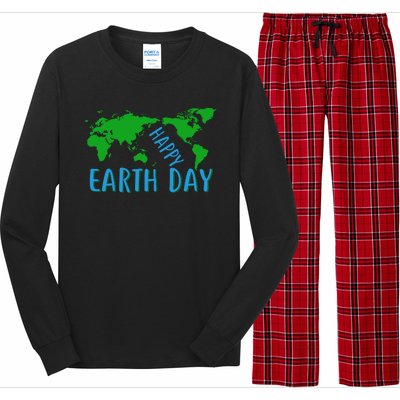 Happy Earth Day Long Sleeve Pajama Set