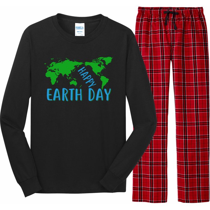 Happy Earth Day Long Sleeve Pajama Set