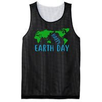 Happy Earth Day Mesh Reversible Basketball Jersey Tank