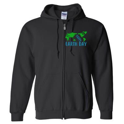 Happy Earth Day Full Zip Hoodie