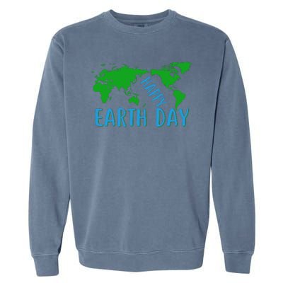 Happy Earth Day Garment-Dyed Sweatshirt