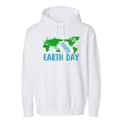 Happy Earth Day Garment-Dyed Fleece Hoodie