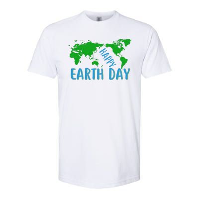 Happy Earth Day Softstyle CVC T-Shirt