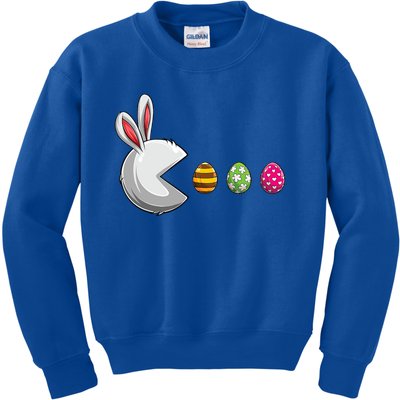 Happy Easter Day Bunny Egg Funny Easter Gift Kids Sweatshirt