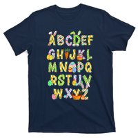 Happy Easter Day Alphabet Abcs Elemeno For Teacher Student T-Shirt