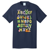 Happy Easter Day Alphabet Abcs Elemeno For Teacher Student Tall T-Shirt