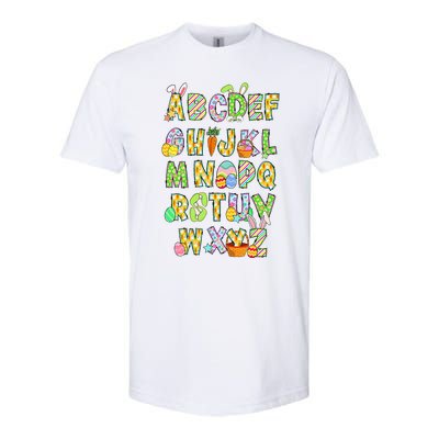 Happy Easter Day Alphabet Abcs Elemeno For Teacher Student Softstyle CVC T-Shirt