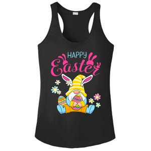 Happy Easter Day Bunny Spring Gnome Easter Egg Hunting Ladies PosiCharge Competitor Racerback Tank