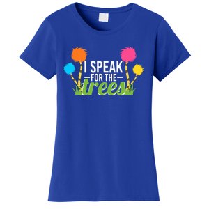 Happy Earth Day Nature Lover Design Speak For The Trees Great Gift Women's T-Shirt