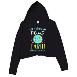 Happy Earth Day Respect Your Mother Nature Lover Gift Crop Fleece Hoodie