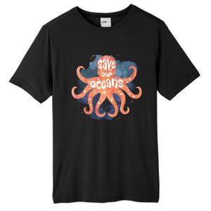 Happy Earth Day Birthday Save Our Oceans Nature Love Gift Tall Fusion ChromaSoft Performance T-Shirt