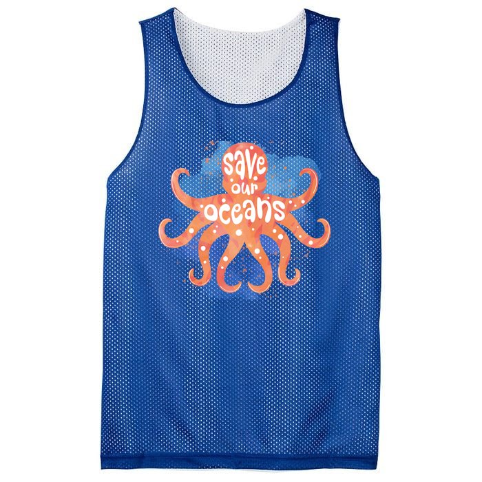 Happy Earth Day Birthday Save Our Oceans Nature Love Gift Mesh Reversible Basketball Jersey Tank