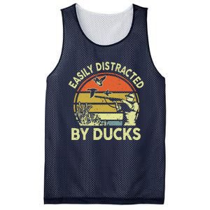 Hunting Easily Distracted Ducks Funny Hunter Dad Gift  Mesh Reversible Basketball Jersey Tank