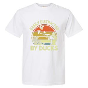 Hunting Easily Distracted Ducks Funny Hunter Dad Gift  Garment-Dyed Heavyweight T-Shirt