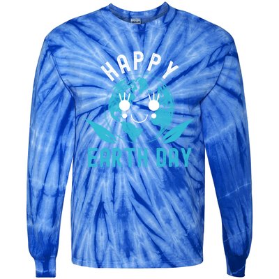 Happy Earth Day Mother Earth Pro Environt Nature Gift Tie-Dye Long Sleeve Shirt