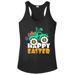 Happy Easter Day For Monster Truck Lover Eggs Easter Gift Ladies PosiCharge Competitor Racerback Tank