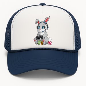 Happy Easter Day Bunny Egg Funny Gamer Trucker Hat