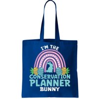 Happy Easter Day Im The Conservation Planner Bunny Gift Tote Bag