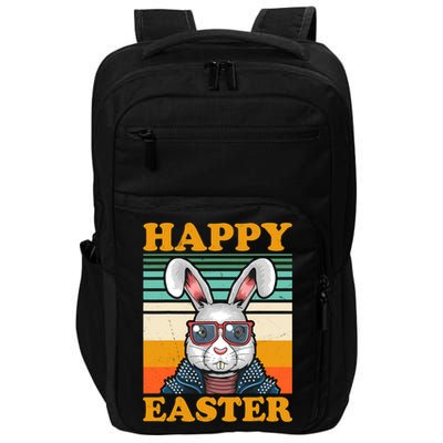 Happy Easter Day Funny Bunny Easter Gift Impact Tech Backpack