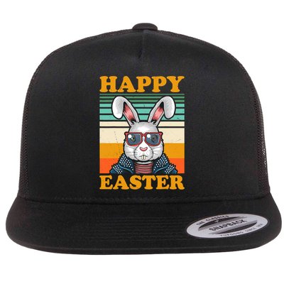 Happy Easter Day Funny Bunny Easter Gift Flatbill Hat