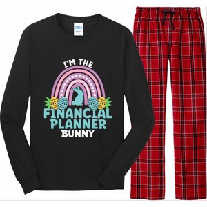 Happy Easter Day Im The Financial Planner Bunny Gift Long Sleeve Pajama Set