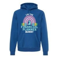 Happy Easter Day Im The Financial Planner Bunny Gift Premium Hoodie