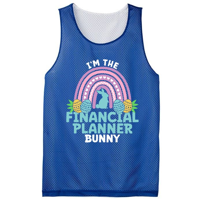 Happy Easter Day Im The Financial Planner Bunny Gift Mesh Reversible Basketball Jersey Tank