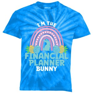 Happy Easter Day Im The Financial Planner Bunny Gift Kids Tie-Dye T-Shirt