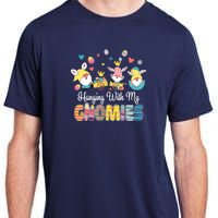 Happy Easter Day Bunny Gnome Hanging With My Gnomies Wo Adult ChromaSoft Performance T-Shirt