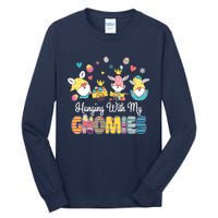 Happy Easter Day Bunny Gnome Hanging With My Gnomies Wo Tall Long Sleeve T-Shirt