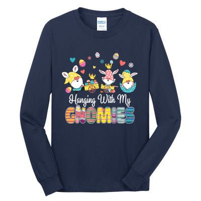 Happy Easter Day Bunny Gnome Hanging With My Gnomies Wo Tall Long Sleeve T-Shirt