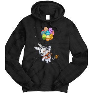 Happy Easter Day Bunny Egg astronaut Space B.o.y.s Girls k.i.d.s Tie Dye Hoodie