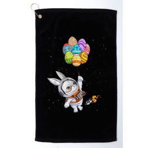 Happy Easter Day Bunny Egg astronaut Space B.o.y.s Girls k.i.d.s Platinum Collection Golf Towel