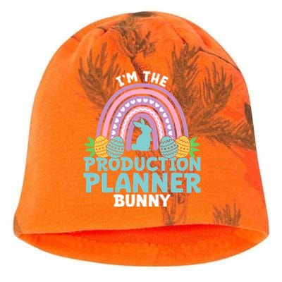 Happy Easter Day Im The Production Planner Bunny Cool Gift Kati - Camo Knit Beanie