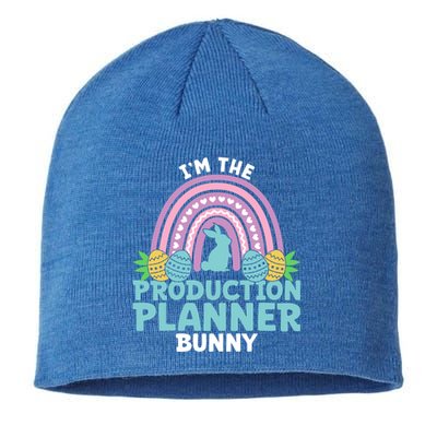 Happy Easter Day Im The Production Planner Bunny Cool Gift Sustainable Beanie