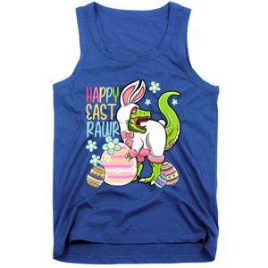 Happy Eastrawr Dinosaur T Rex Bunny Rabbit Easter Egg Gift Tank Top