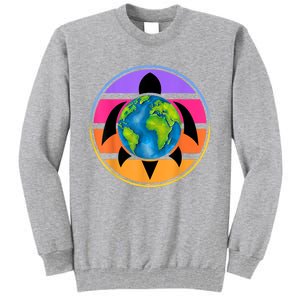 Happy Earth Day Save The Planet Give New Life To Sea Turtles Tall Sweatshirt