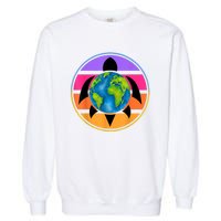 Happy Earth Day Save The Planet Give New Life To Sea Turtles Garment-Dyed Sweatshirt