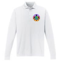 Happy Earth Day Save The Planet Give New Life To Sea Turtles Performance Long Sleeve Polo