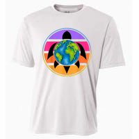 Happy Earth Day Save The Planet Give New Life To Sea Turtles Cooling Performance Crew T-Shirt