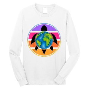 Happy Earth Day Save The Planet Give New Life To Sea Turtles Long Sleeve Shirt