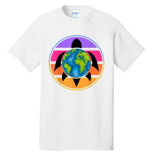 Happy Earth Day Save The Planet Give New Life To Sea Turtles Tall T-Shirt