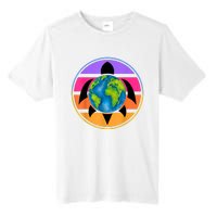 Happy Earth Day Save The Planet Give New Life To Sea Turtles Tall Fusion ChromaSoft Performance T-Shirt