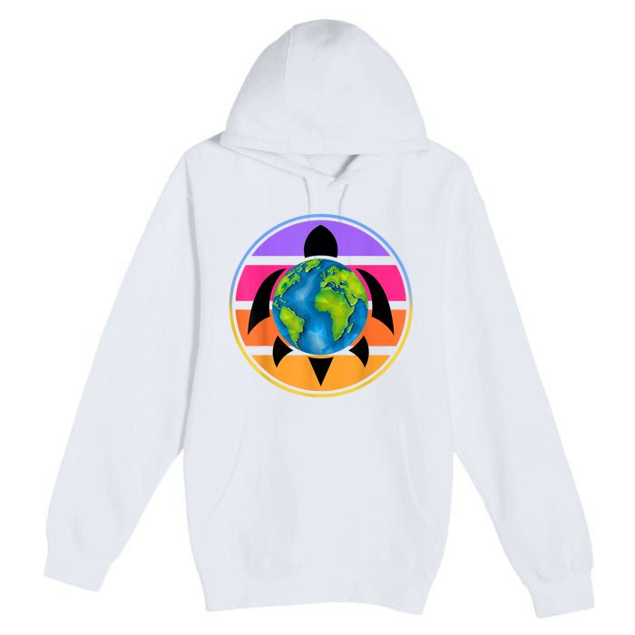 Happy Earth Day Save The Planet Give New Life To Sea Turtles Premium Pullover Hoodie