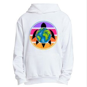 Happy Earth Day Save The Planet Give New Life To Sea Turtles Urban Pullover Hoodie