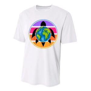 Happy Earth Day Save The Planet Give New Life To Sea Turtles Performance Sprint T-Shirt