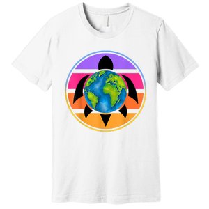 Happy Earth Day Save The Planet Give New Life To Sea Turtles Premium T-Shirt