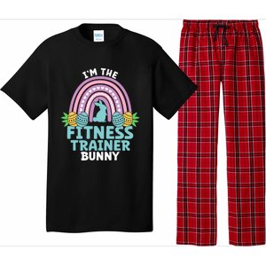 Happy Easter Day I'm The Fitness Trainer Bunny Gift Pajama Set