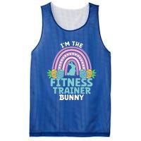 Happy Easter Day I'm The Fitness Trainer Bunny Gift Mesh Reversible Basketball Jersey Tank